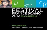 Programma Festival Francescano 2013