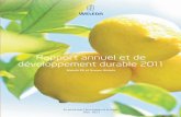 Rapport annuel et de développement durable 2011 - Groupe Weleda