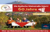 Programmheft "60 Jahre Badische Weinstraße"