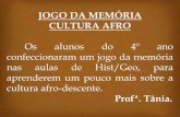 Jogo da Memória Cultura Afro
