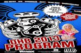 Dhb program 2013