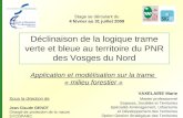 Déclinaison de la logique trame verte et bleue au territoire du PNR des Vosges du Nord