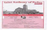 St. Anthony of Padua Weekly Bulletin - April 01, 2012