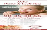 Nibe Pizza og Grillhus menukort