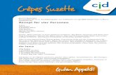 Rezept Crêpes Suzette