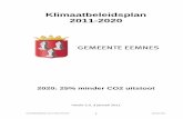 Klimaatbeleid Eemnes 2011=2020