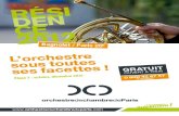 Résidence d'orchestre à Bagnolet et Paris 20e : automne 2012