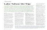 Weekender: Lake Tahoe Ski Trip