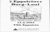 1992 Eppsteiner Burg-Lauf Ergebnisliste