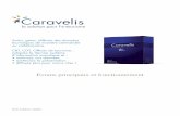 Caravelis : Ecrans principaux et fonctionnement