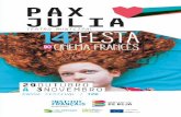 Pax Julia | 29 Outubro a 3 Novembro