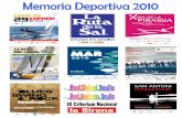 Memoria deportiva CNSA 2010