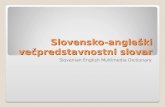 Slovene-English Dictionary