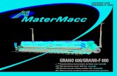 GRANO 600 MaterMacc, seminatrice per cerali