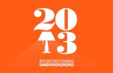 Sandviken Energi - Årsredovisning 2013