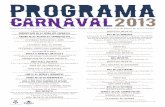 Programa Carnaval Sitges 2013