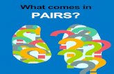 What Comes In Pairs?