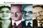 Wittighäuser Hefte 15 - Autoren