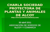 CHARLA PROTECTORA DE ALCOY