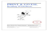 Print and Go ESL