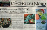 Charles CARSON choisi conseiller artistique de Drouot Cotation à Paris
