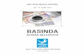 Aliağa Belediyesi Medya Raporu- 06-15 Eylül 2011