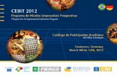 Catálogo Participantes Missão Empresarial CEBIT 2012