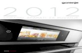 Katalog ugradnih aparata za kuvanje Gorenje 2012