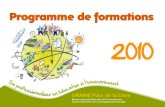Programme de formation 2010 - GRAINE Pays de la Loire