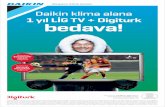 Daikin klima alana 1 yıl Lig TV’li Digiturk BEDAVA!