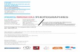 EXPOSITION : PARIS / MOSCOU / PHOTOGRAPHIES