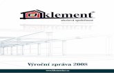 KLEMENT a.s. - výroční zpráva 2008