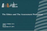 Ethics & The Assessment Profession