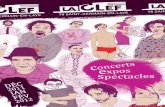 Plaquette concerts, expos, spectacles La CLEF
