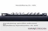 Grafitecos varekatalog for Heidelberg Speedmaster XL 105