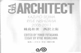 GA Architect: Sejima+Nishizawa
