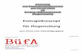 Energiekonzept für Regensburgaus Sicht von Umweltgruppen
