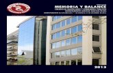 Memoria y Balance  2013 - Colegio de Martilleros y CP Mar del Plata