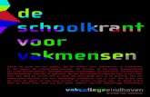 Vakcollege Eindhoven krant door Goed Werk Communicatie
