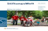 StiftungsWelt 03-2012: Mitten im Leben