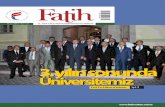 Fatih: Fatih Sultan Mehmet Vakıf Üniversitesi Bülteni, 6-7