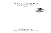 Riccardo Orioles - Appendice