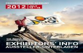 OutDoor 2012 | Exhibitors' info | Aussteller-Unterlagen