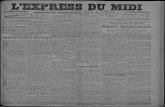 L'Express du midi 25/08/1913