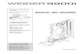 Manual weider pro 9900