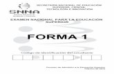 Forma 1 - Ejemplo de Examen ENES