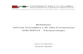 Decennale 1995-2005 - Relazione Attività Scientifica e di Alta Formazione - SSD BIO14 - Farmacologia