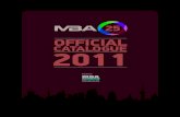 Official Catalogue of MBA25 2011