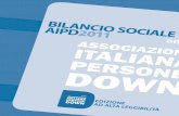 Bilancio Sociale AIPD 2011 - Edizione alta leggibilità