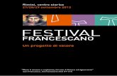 Festival Francescano, un progetto di valore